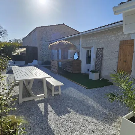 Maison Charentaise Renovee, 5min Plages, 10 Pers, Wi-fi, Bbq, Parking, Linge Inclus - Fr-1-71-103 *